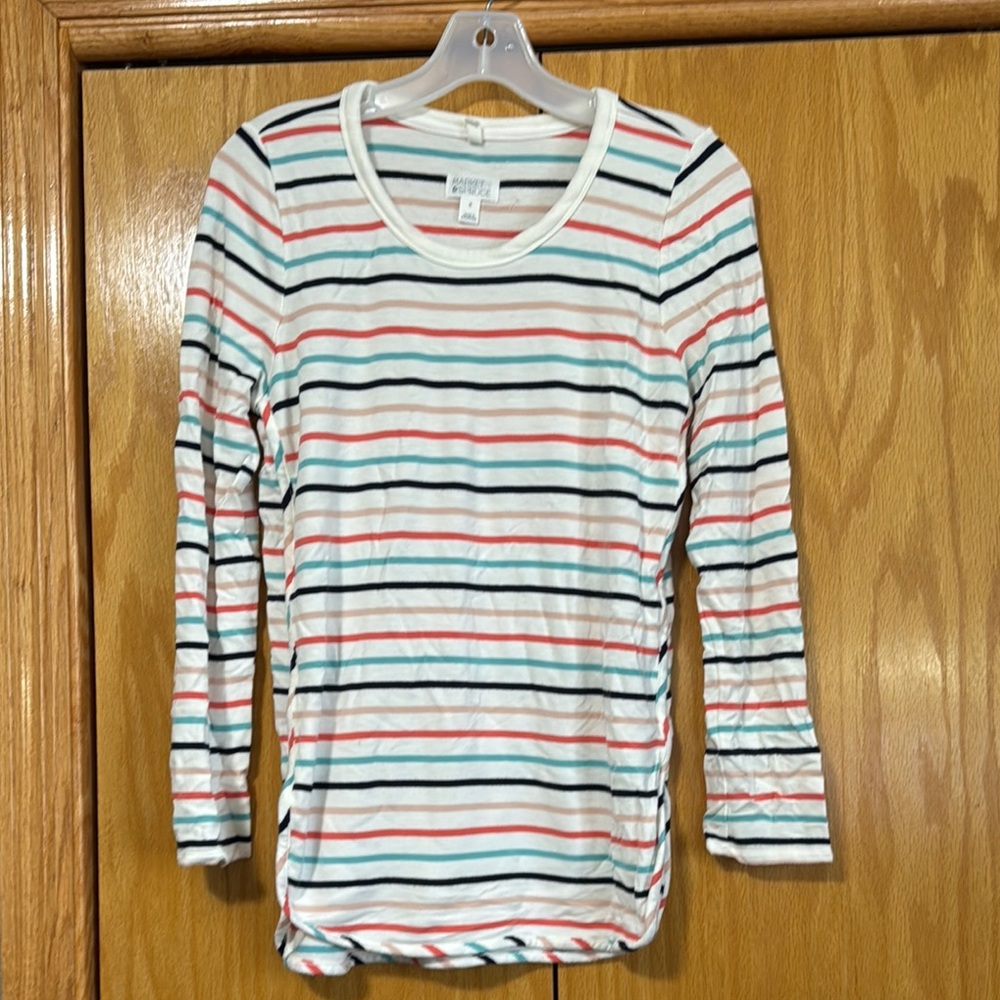 Striped Long Sleeve Top